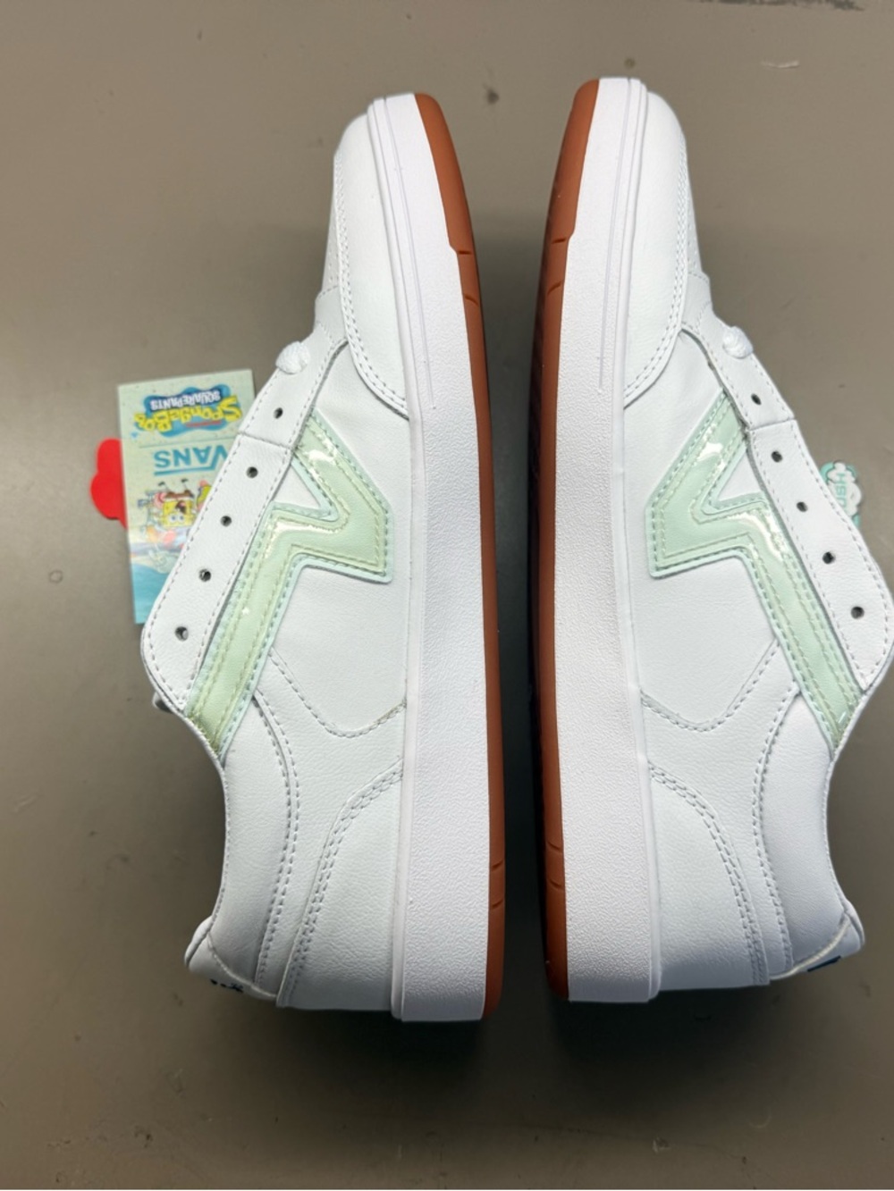 New with Box Unisex Vans Lowland CC Ble Spongebob Bubble White ComfyCush Men 9.5 - Picture 6 of 10